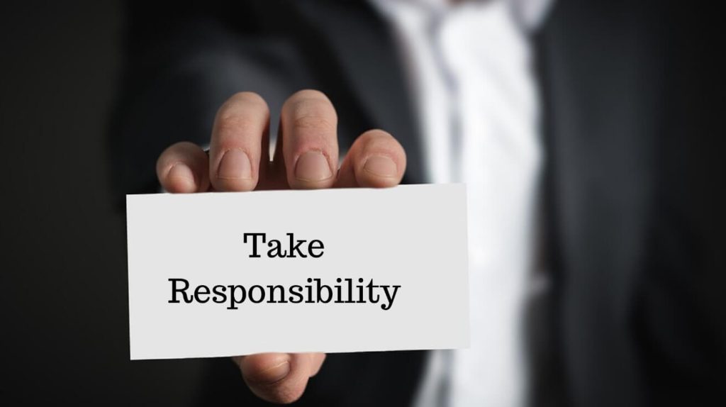 TAKE RESPONSIBILITY